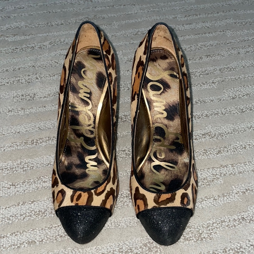 Sam Edelman ‘Frances’ Nude Leopard Pump